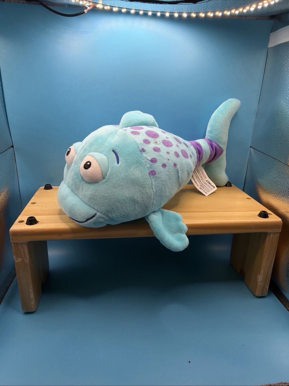 Kohl's Cares Pout Pout Fish 12" Blue & Purple Spotted Plush Character